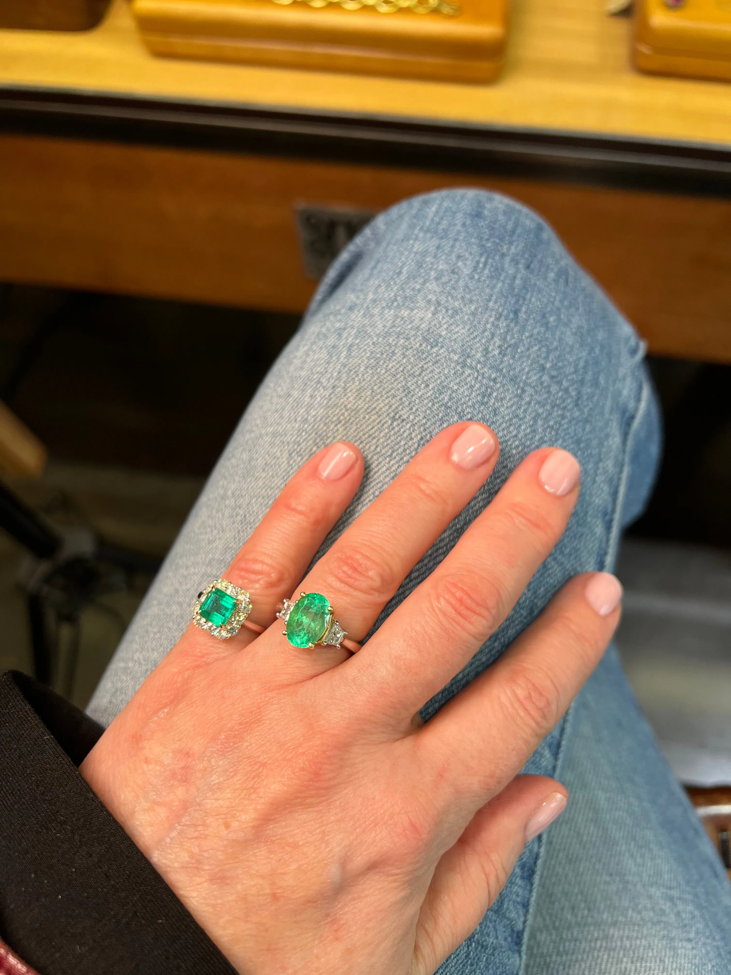 14kt Emerald Ring