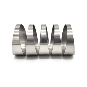 2.500" OD x 0.047" (1.2mm) Short Radius (1D) Pie Cut CP1 Titanium (45° Bend - 5 Pieces Total)