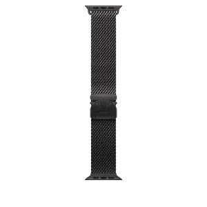 49mm Black Titanium Milanese Loop - Medium