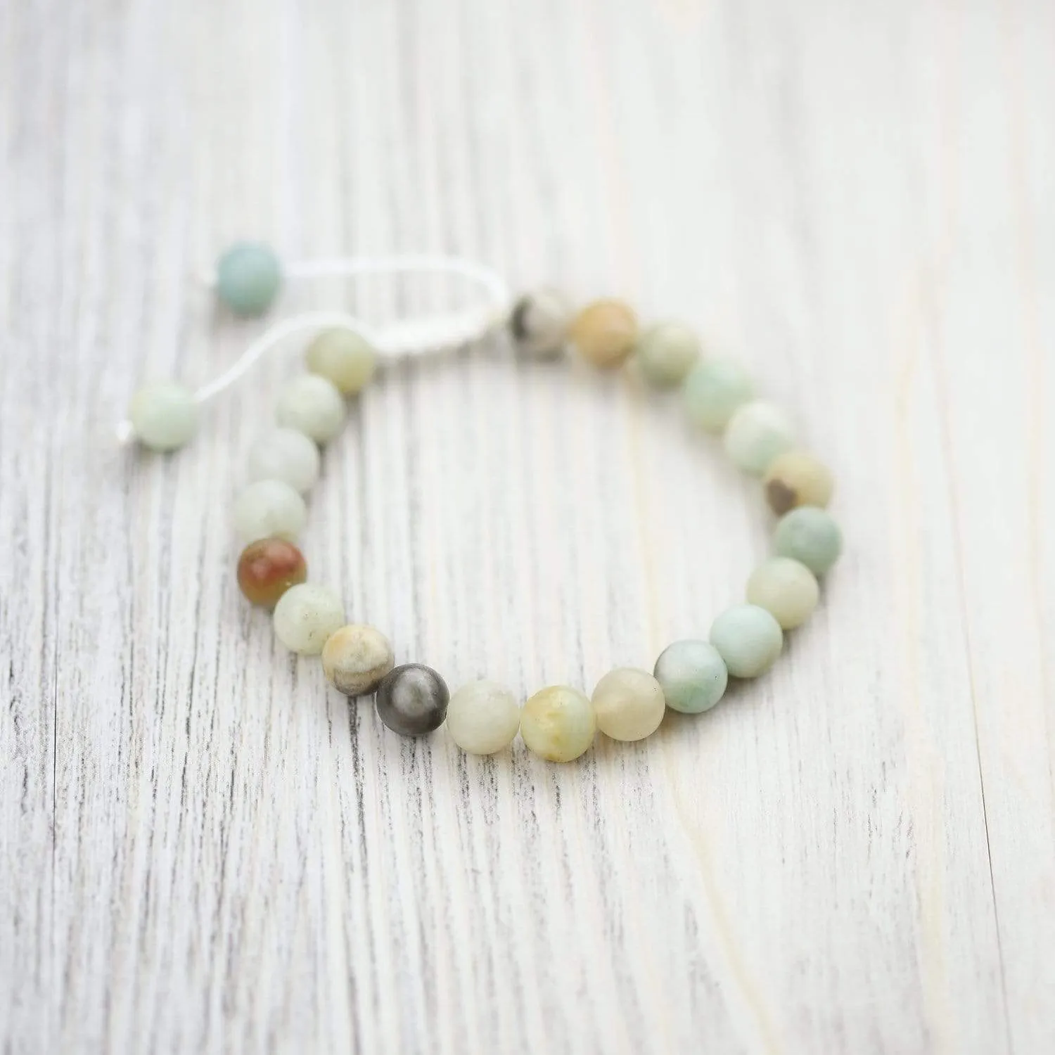 Amazonite Tranquility Mala & Bracelet Set