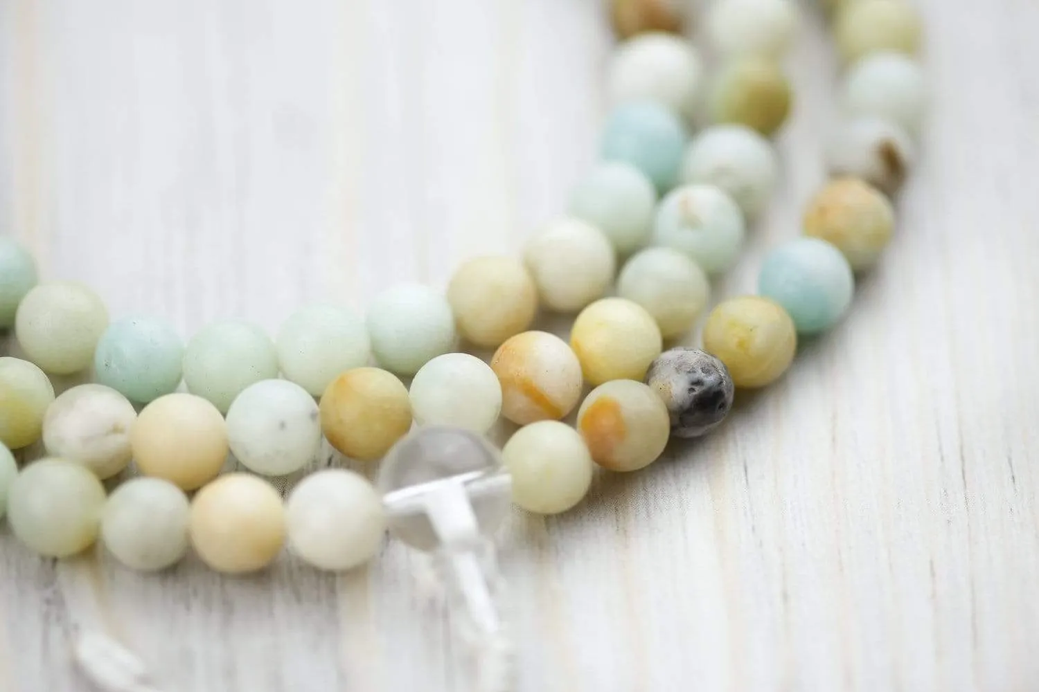 Amazonite Tranquility Mala & Bracelet Set