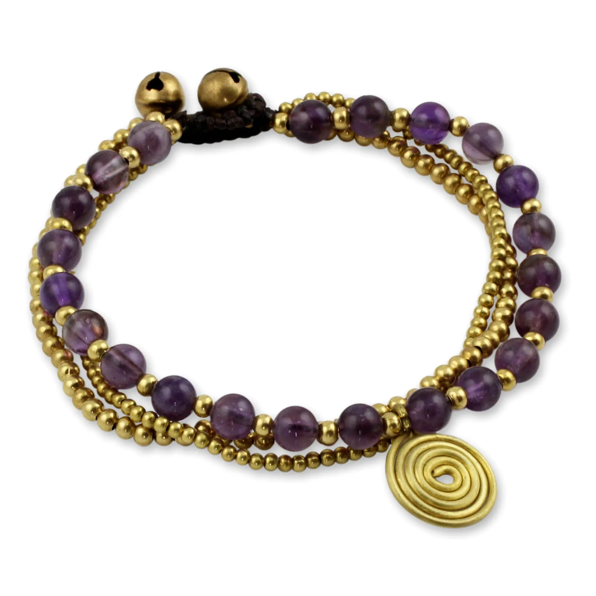 Amethyst Daydreams Beaded Bracelet