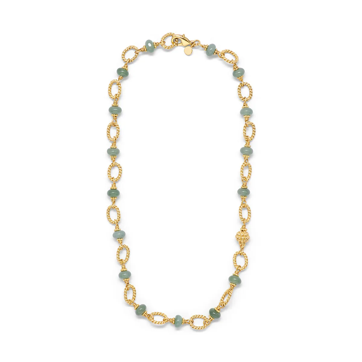 Berry & Bead Chain, 24" - Meadow Jade