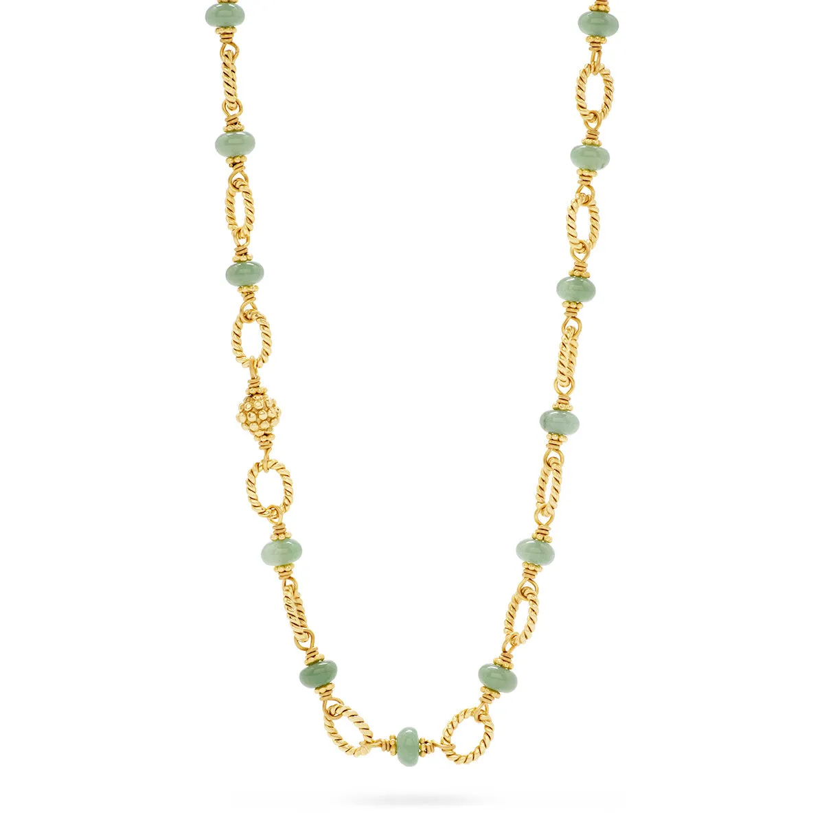 Berry & Bead Chain, 24" - Meadow Jade