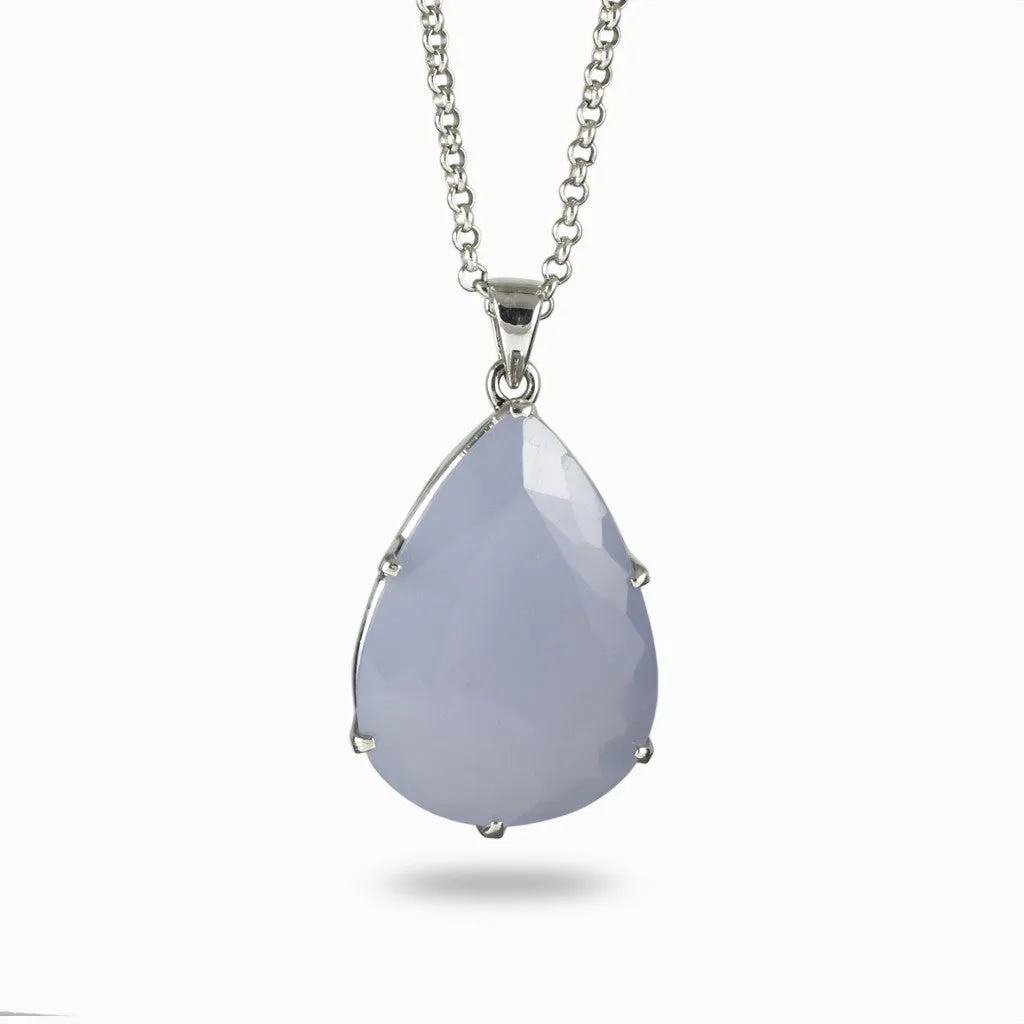 Blue Chalcedony Necklace