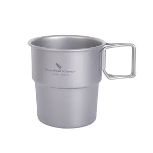 Boundless Voyage Titanium Coffee Cup Portable  Water Mug Outdoor Single Wall