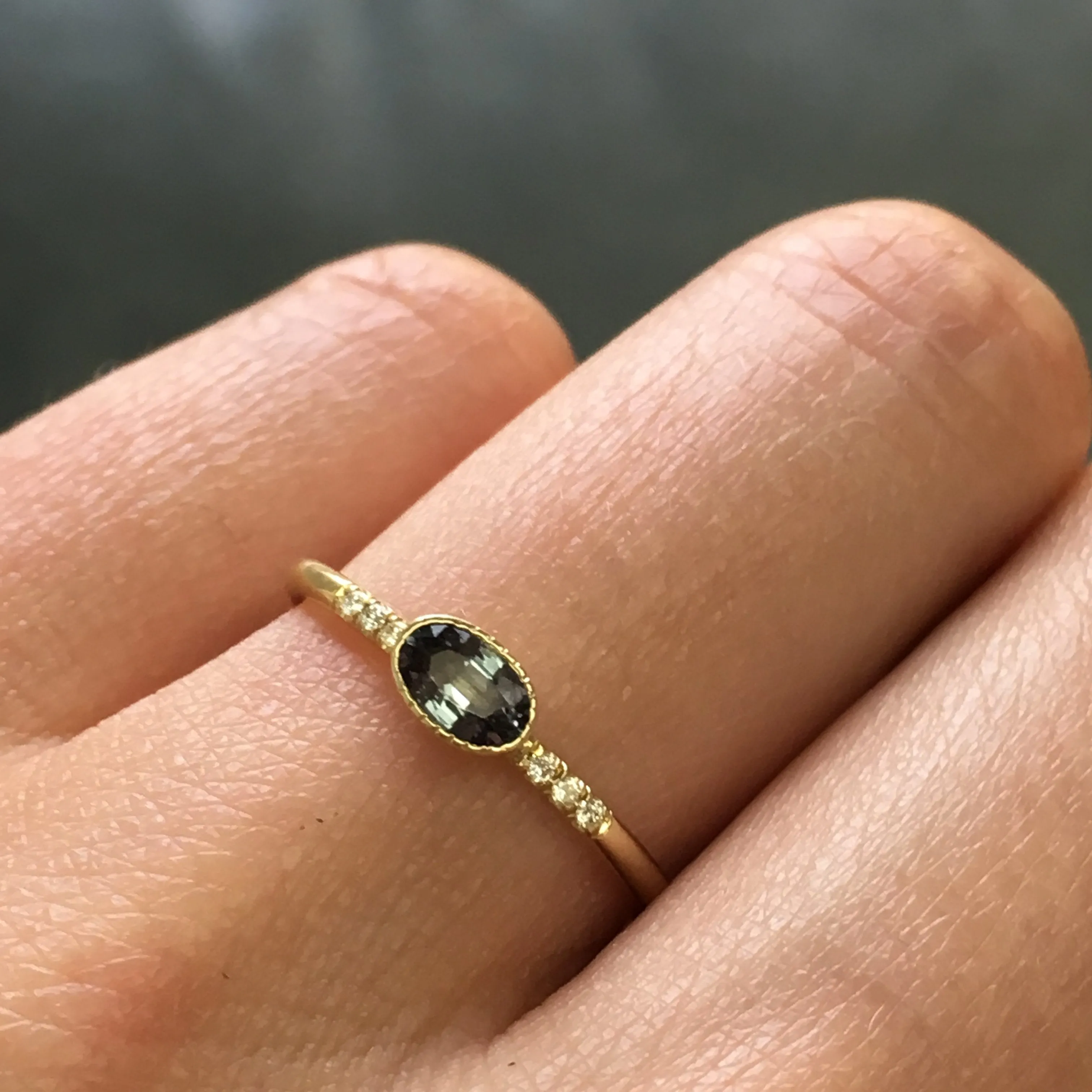 Color Change Garnet Equilibrium Ring (ready to ship option)*