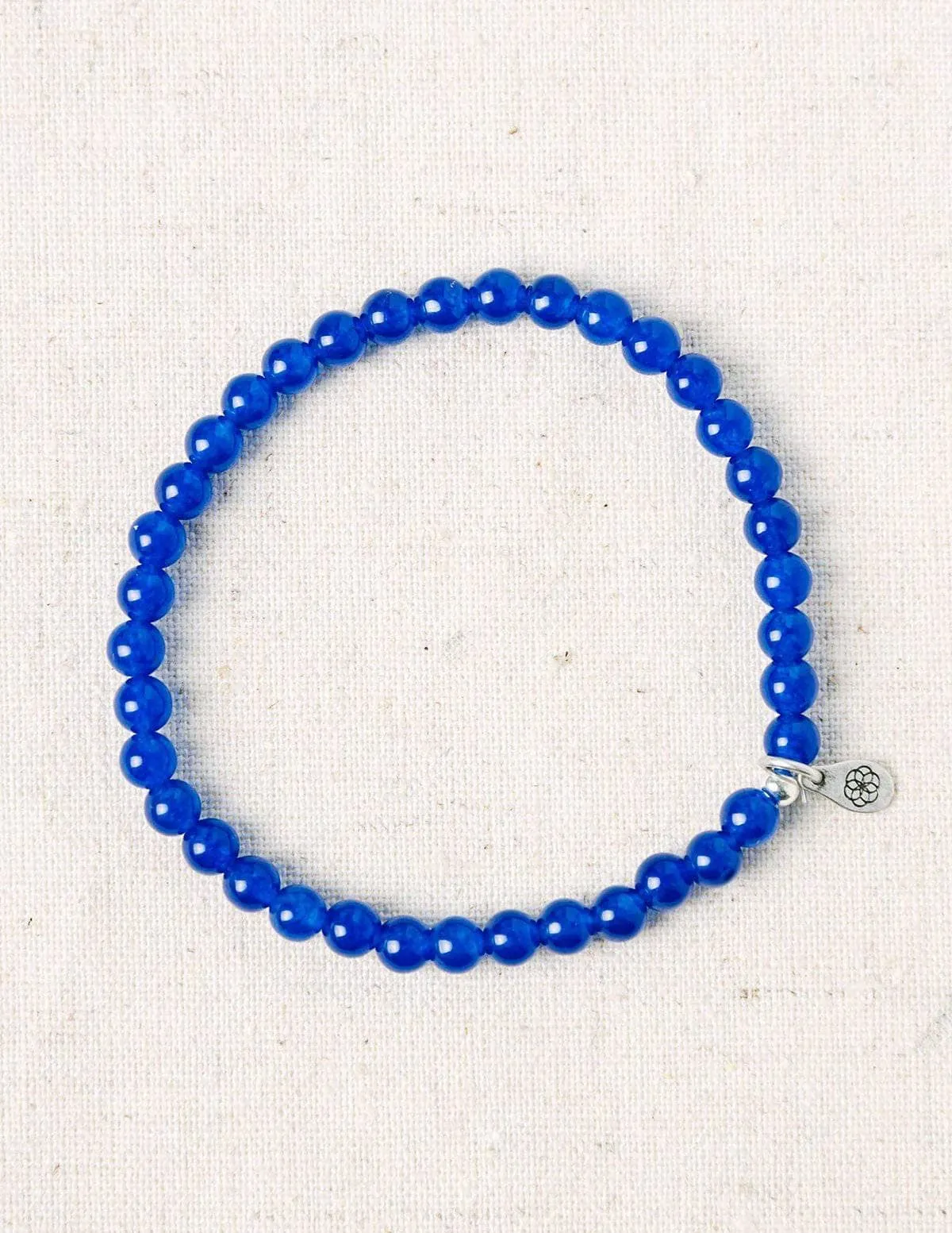 Dark Blue Jade Mini Gemstone Bracelet