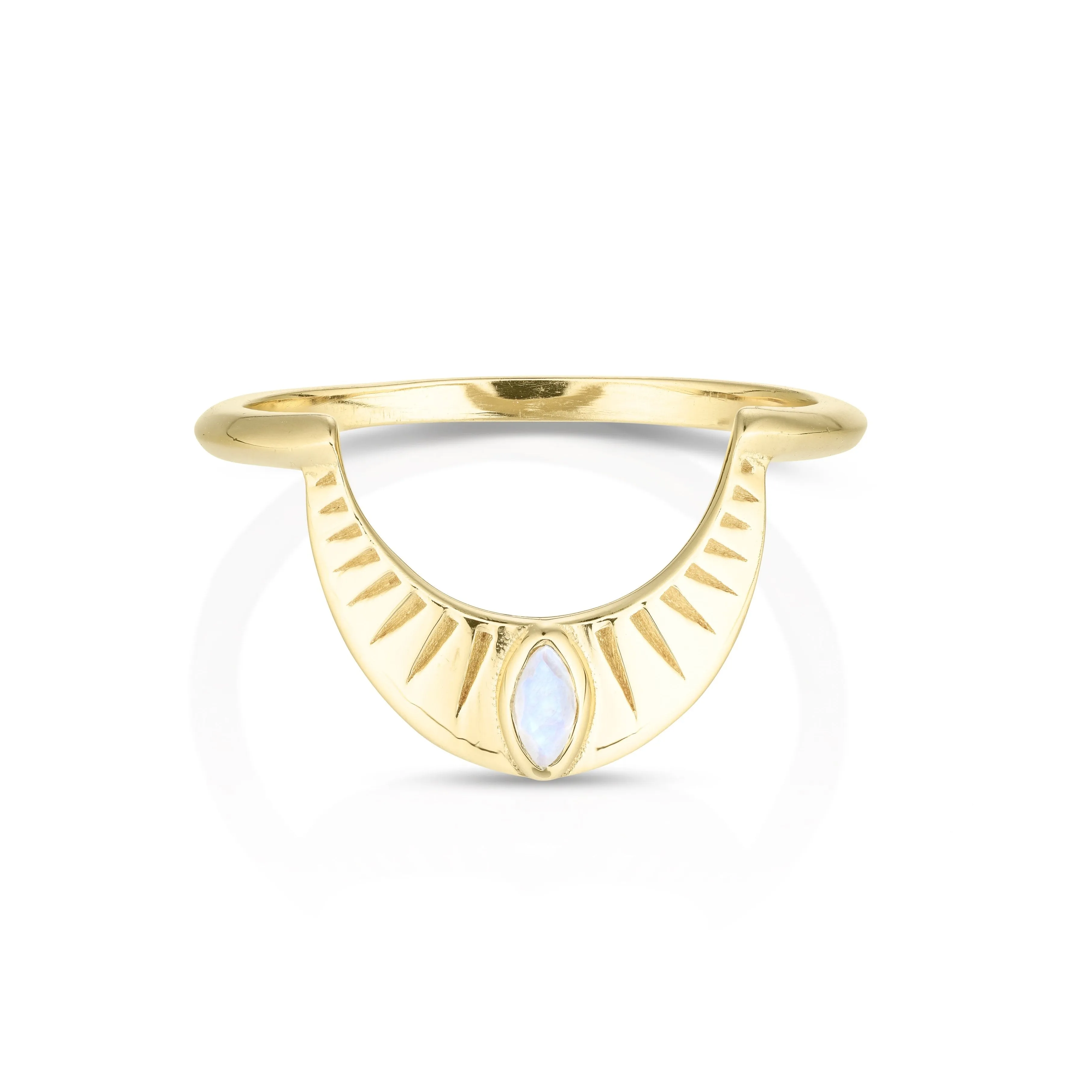 Dawn Gold Moonstone Halo