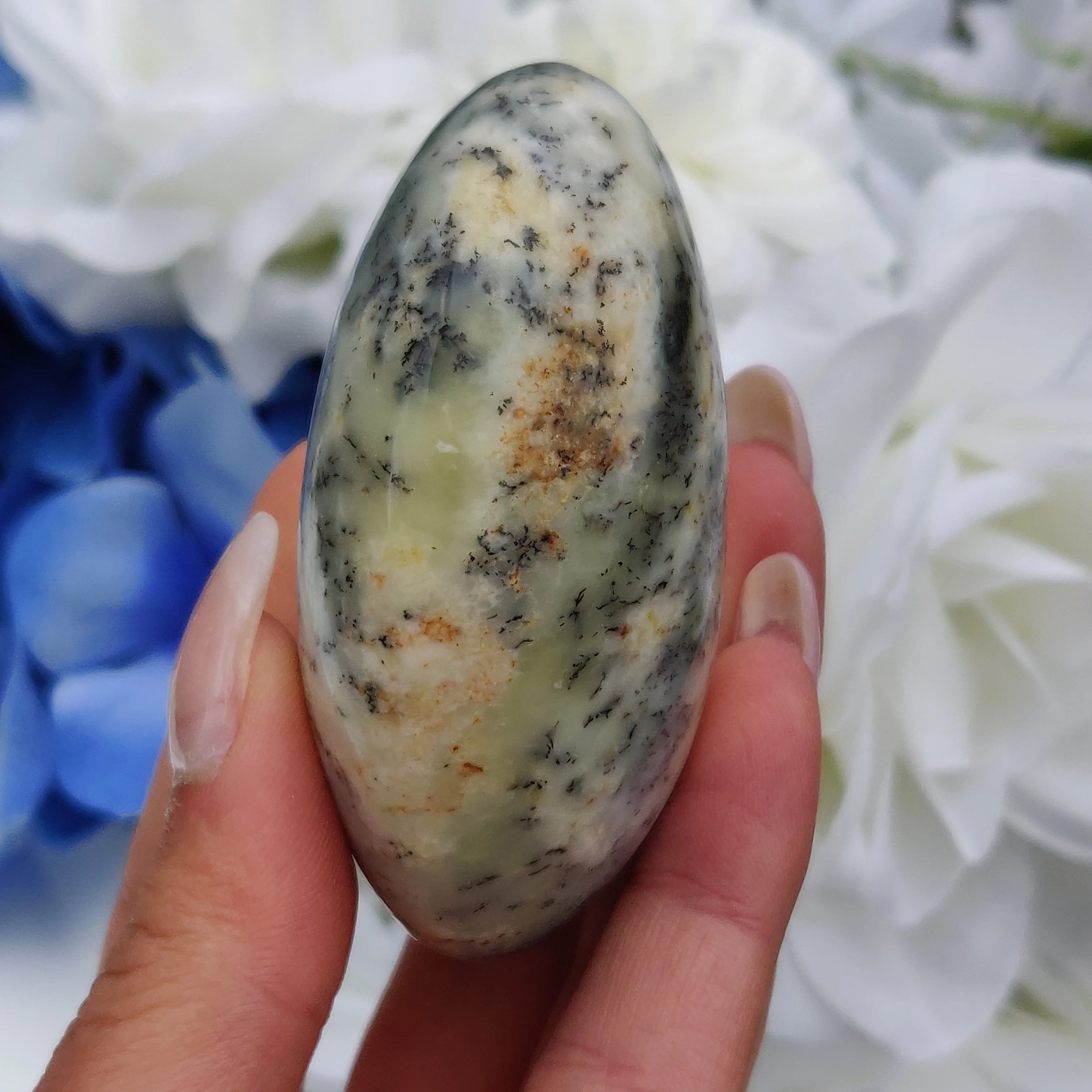 Dendritic Opal Palm Stone (#17)