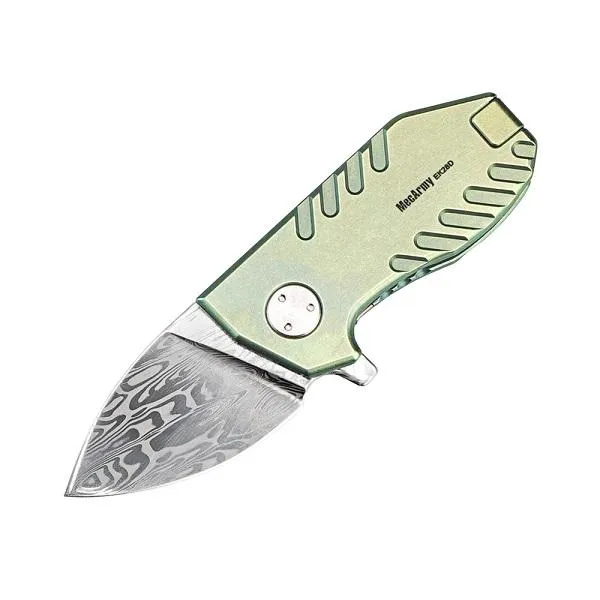 EK28 Damascus Limited Mini Folding Knife