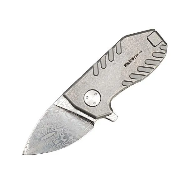 EK28 Damascus Limited Mini Folding Knife