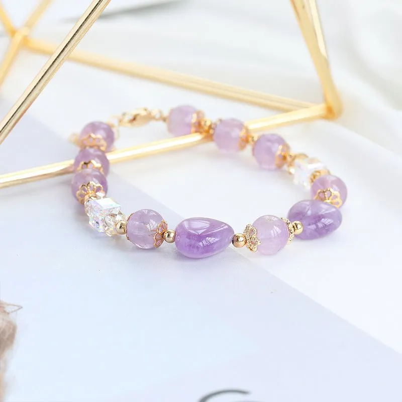 Elegant Lavender Amethyst Bracelet