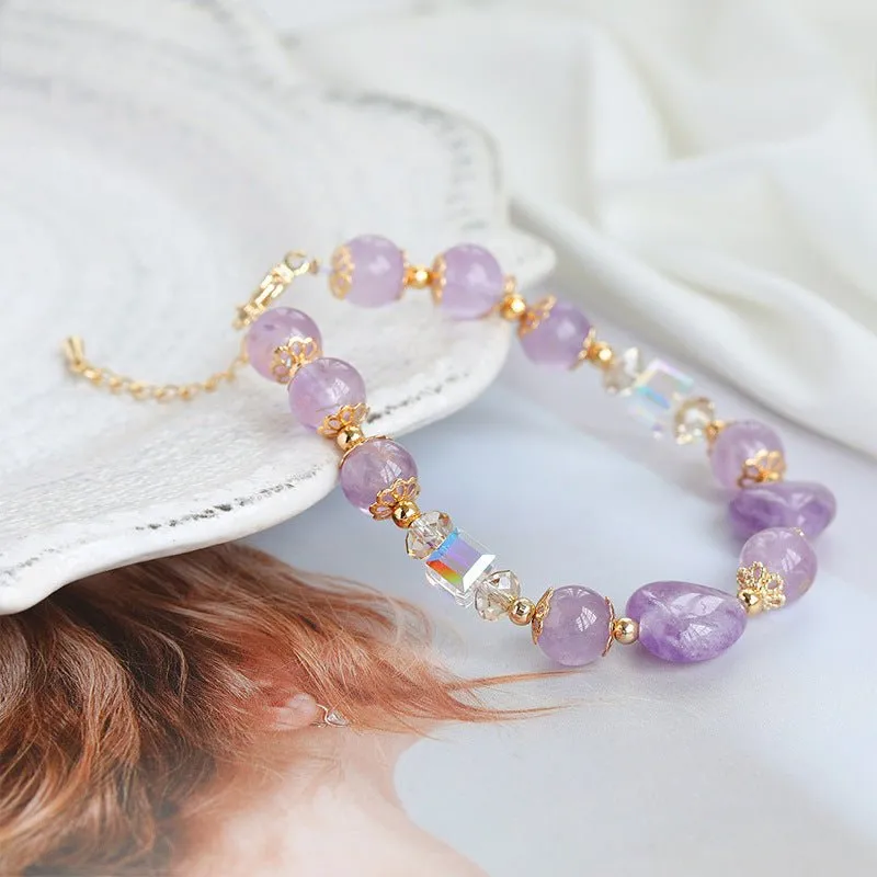 Elegant Lavender Amethyst Bracelet