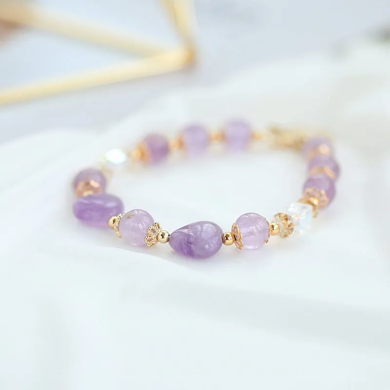 Elegant Lavender Amethyst Bracelet