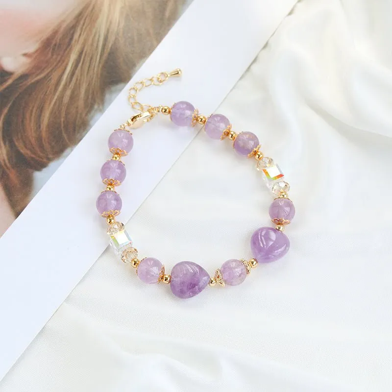 Elegant Lavender Amethyst Bracelet