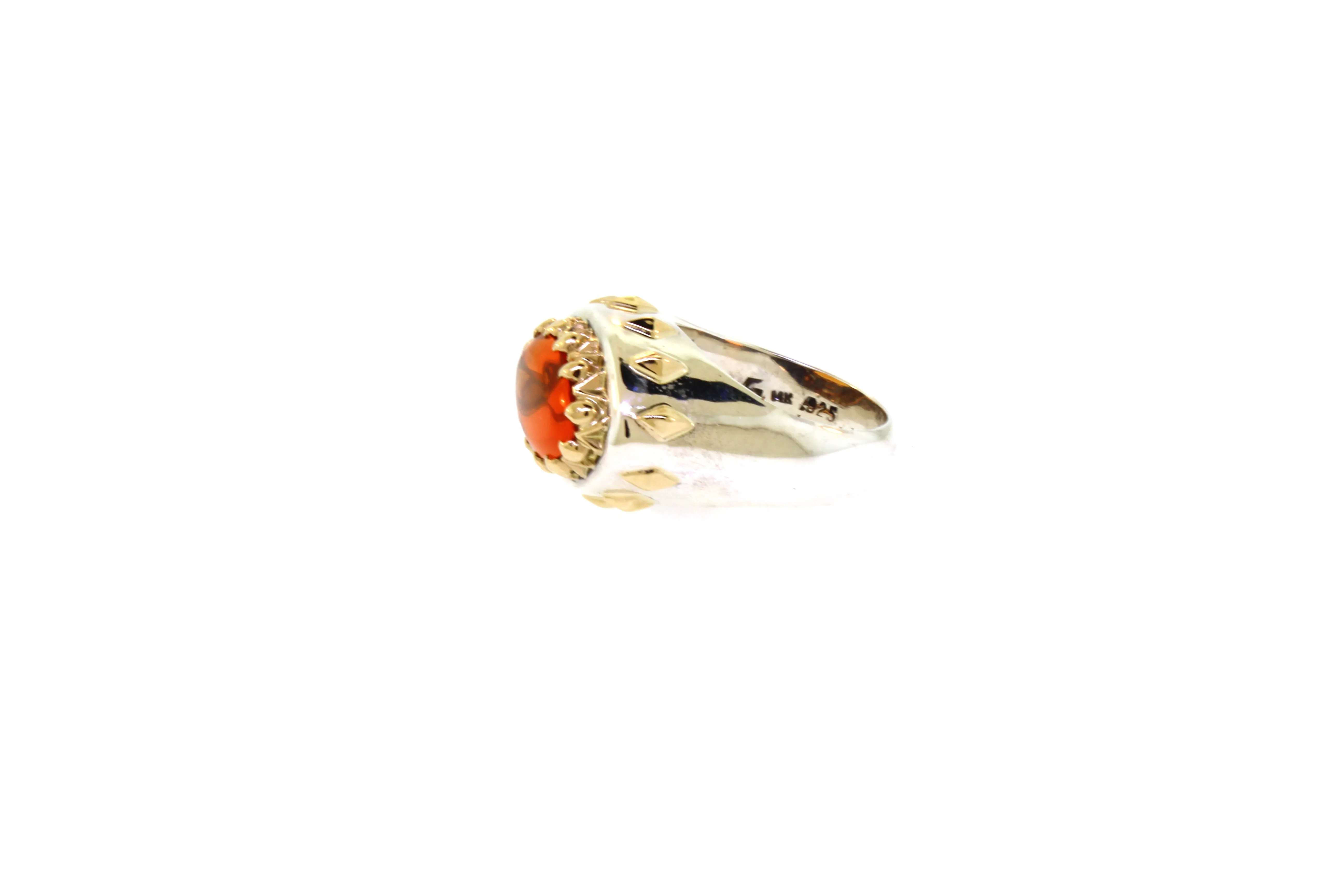 Fire Opal Ring