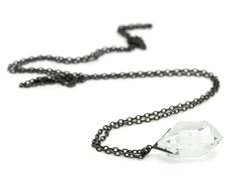 Grand Sticks and Stones Herkimer Quartz Necklace