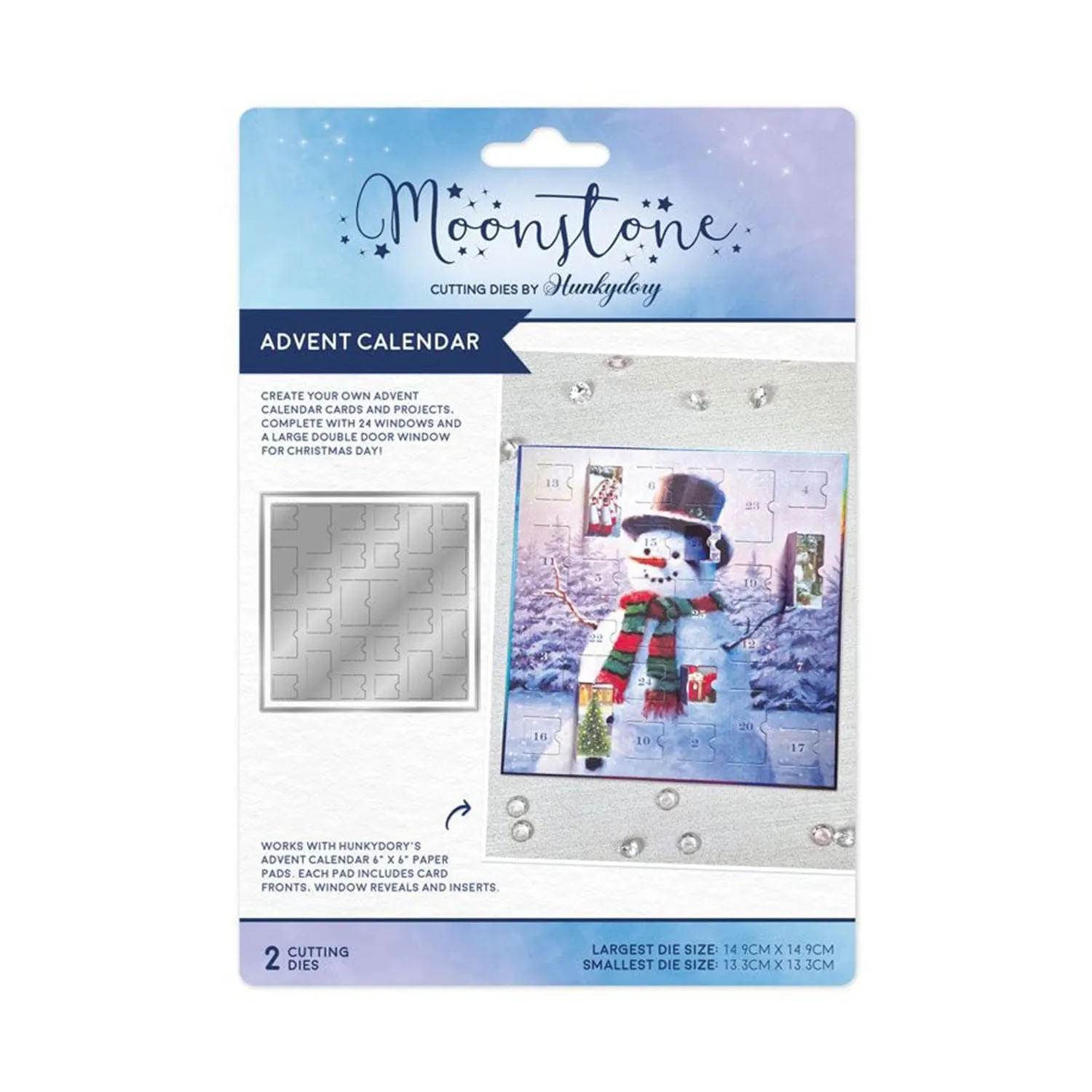 Hunkydory Moonstone Dies - Advent Calendar*