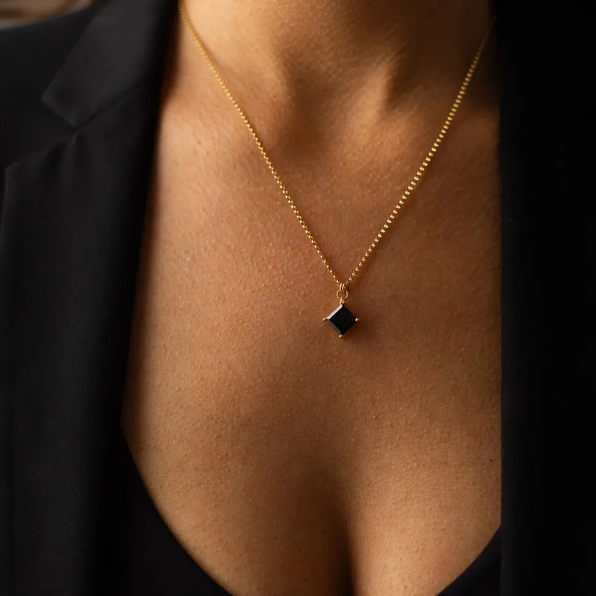 Leah Yard Diana Necklace Black Onyx