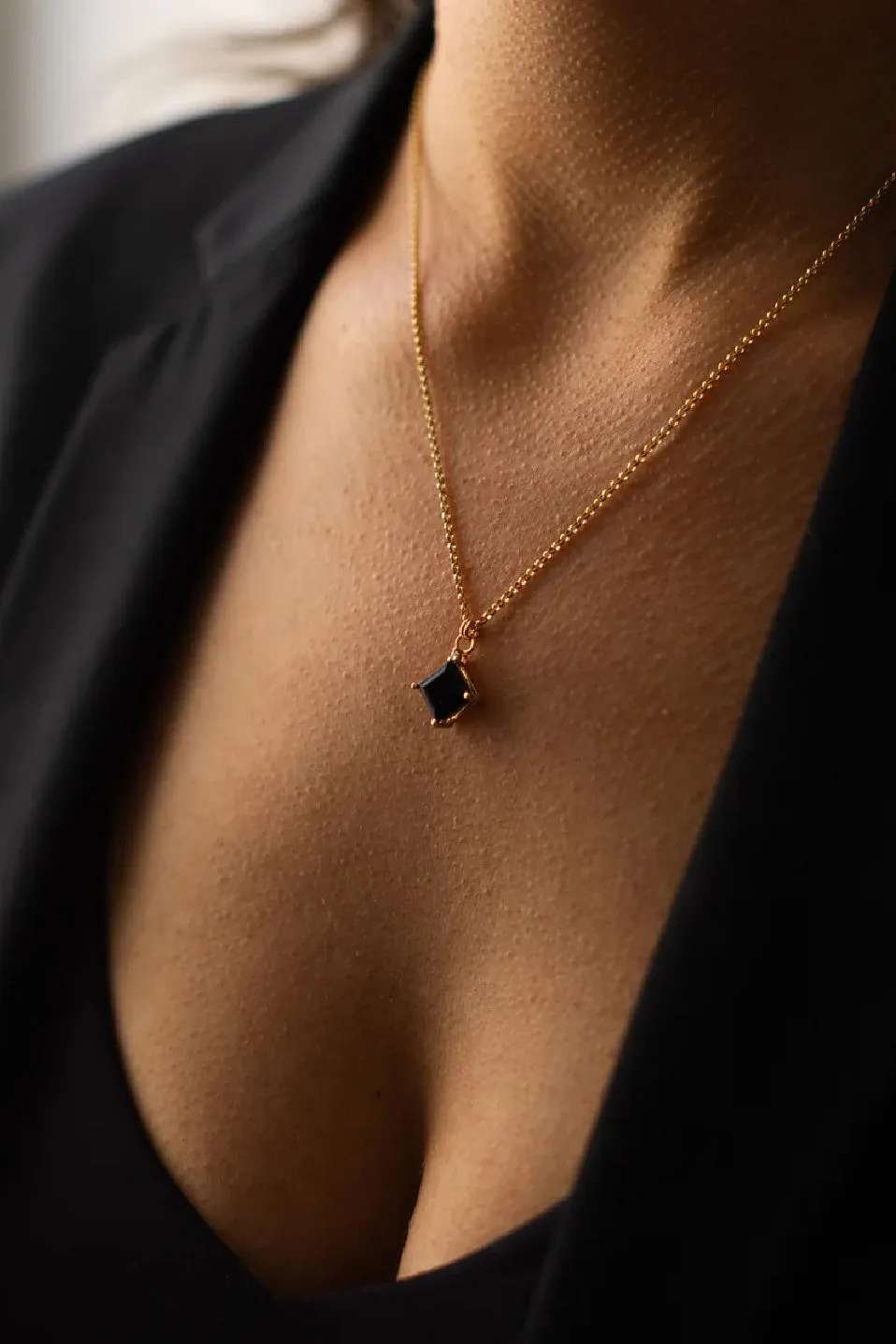 Leah Yard Diana Necklace Black Onyx