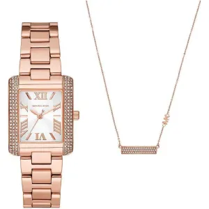 MICHAEL KORS Mod. EMERY Special Pack (watch   necklace)