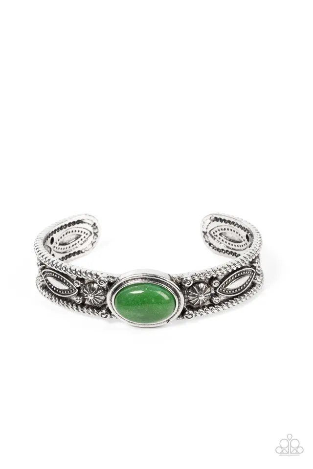 Paparazzi Bracelet ~ Rural Repose - Green