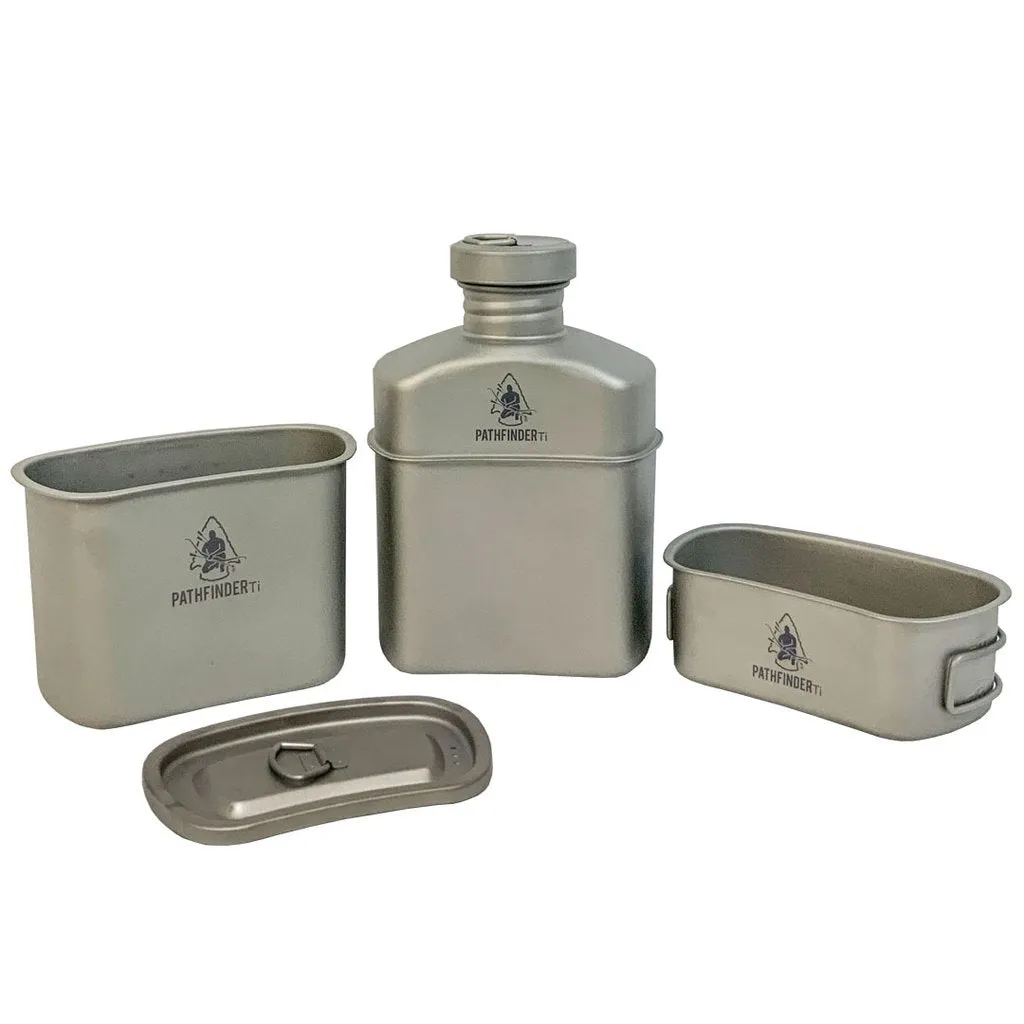 Pathfinder 1100ml Titanium Canteen Cooking Set