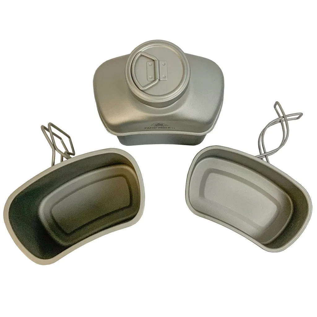 Pathfinder 1100ml Titanium Canteen Cooking Set