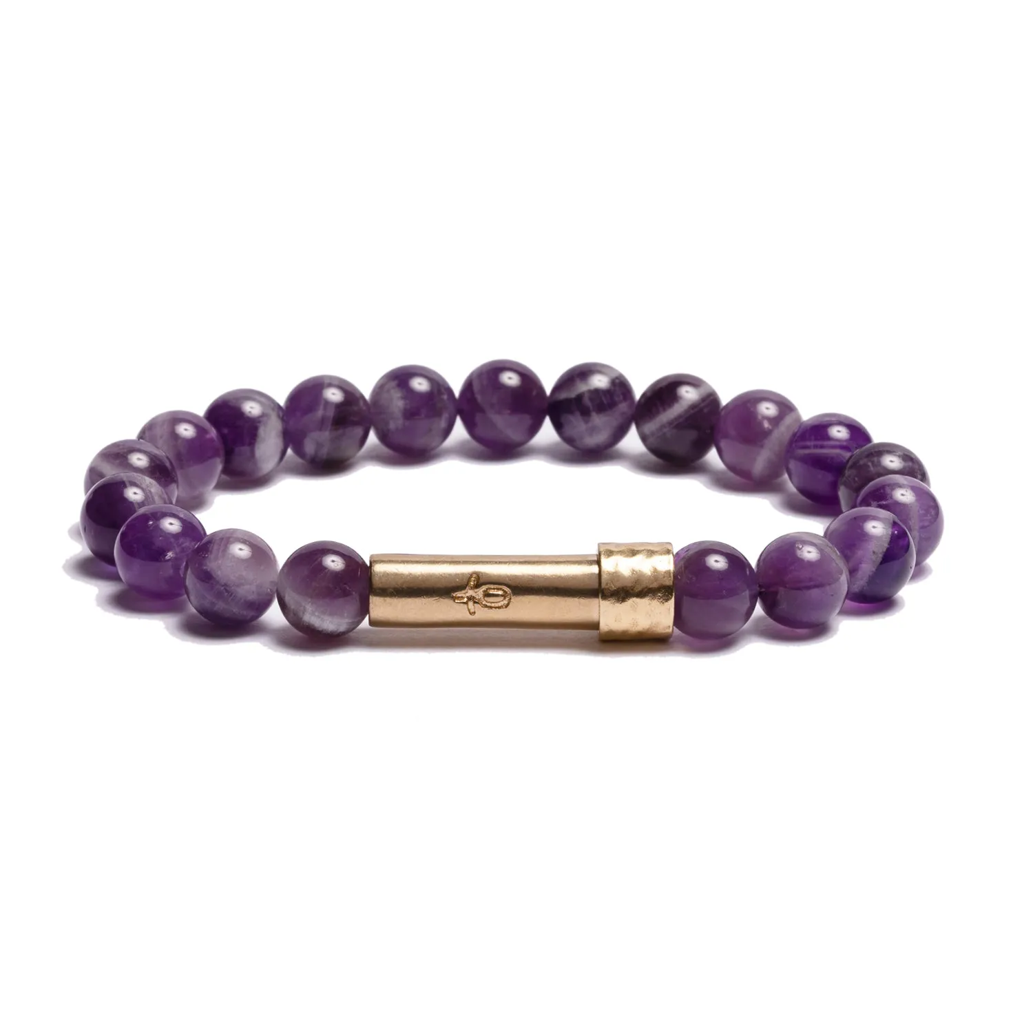 Polished Dreamy Amethyst Intention Bracelet