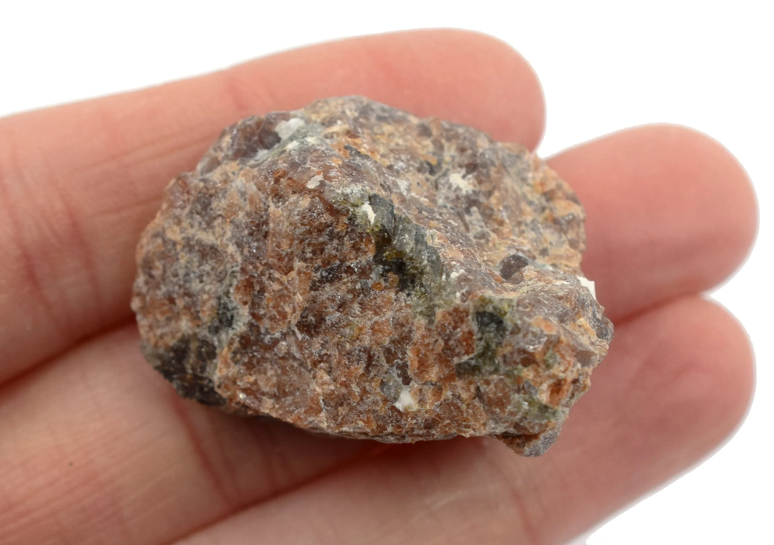 Raw Garnet, Mineral Specimen - Approx. 1" - Geologist Selected & Hand Processed - Great for Science Classrooms - Eisco Labs