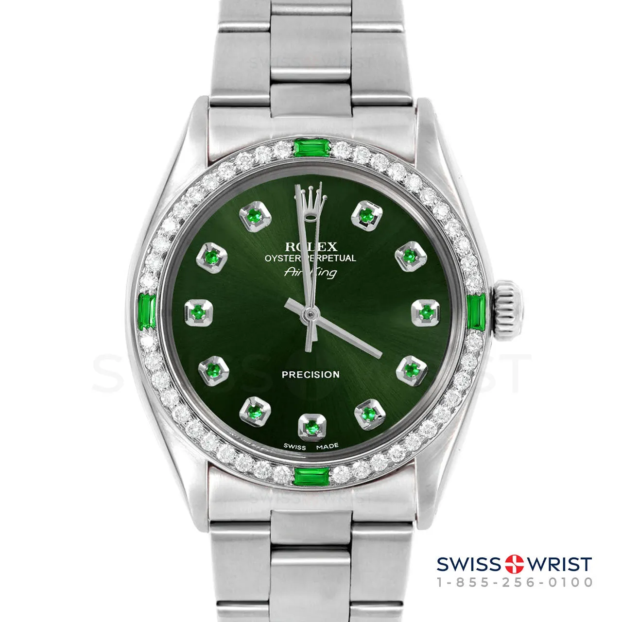 Rolex Air King 34mm | 5500-SS-GRN-EMD-AM-4EMD-OYS