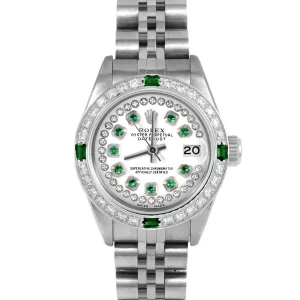 Rolex Datejust 26mm | 69174-WHT-STRE-4EMD-JBL