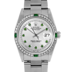 Rolex Datejust 36mm | 16234-SLV-STRE-4EMD-OYS