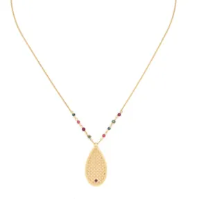 ROMY Open-work Drop Necklace