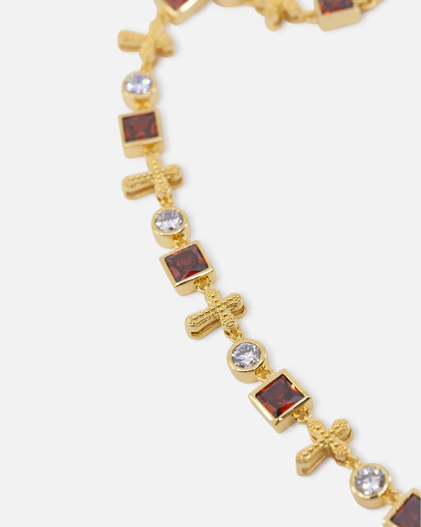 Saint Morta Sanctuary Stone Chain Gold/Garnet