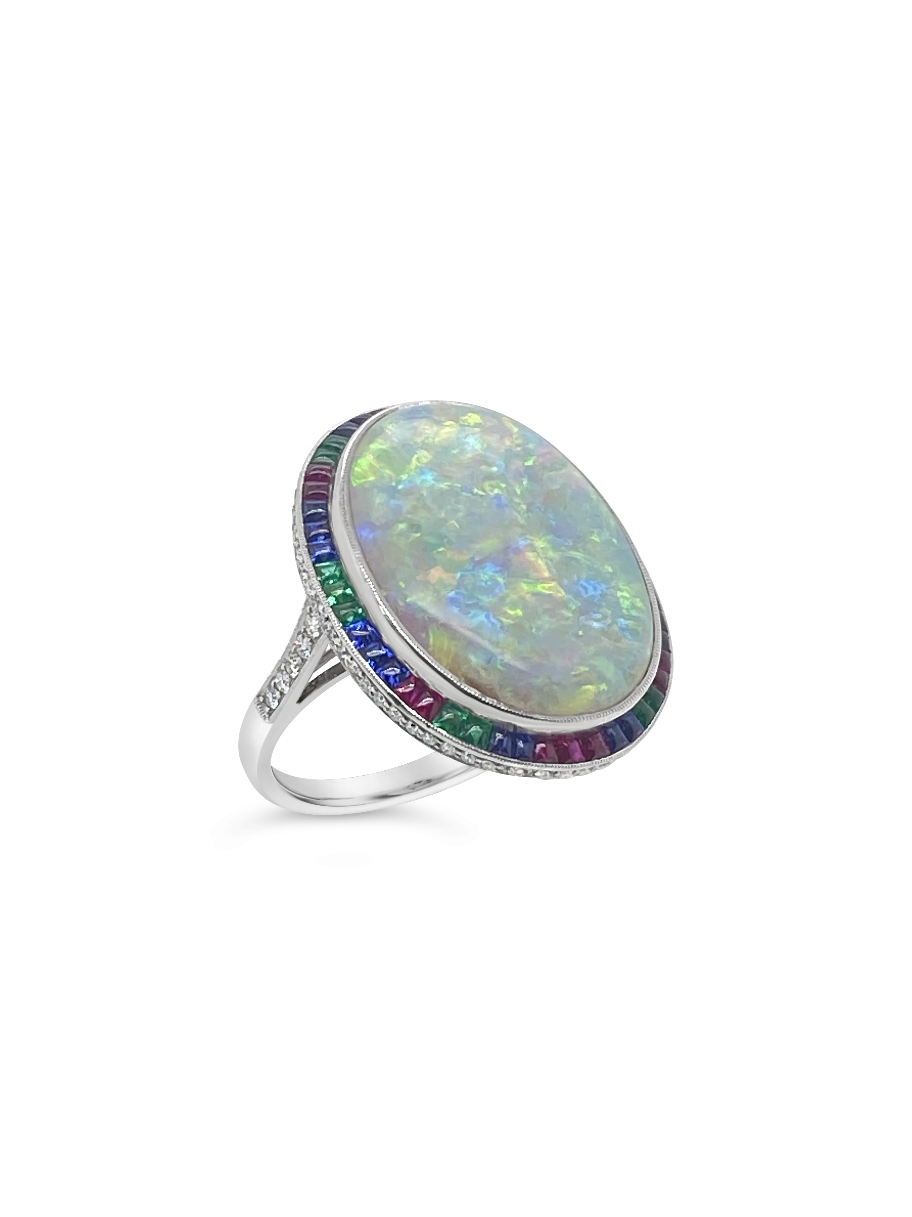 Statement Opal Ring