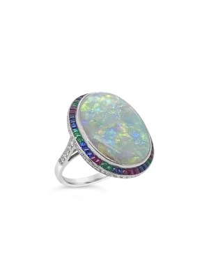 Statement Opal Ring