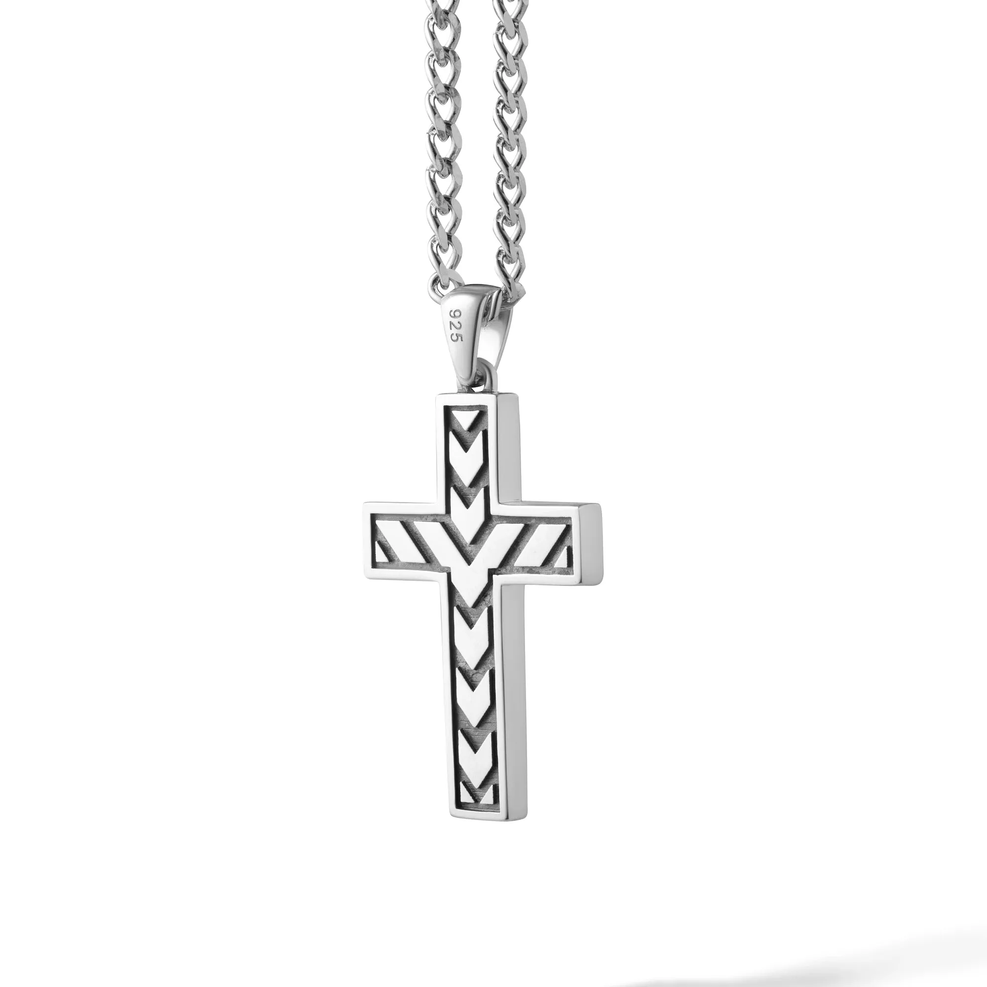 Stone Cross (Large) - Black Onyx