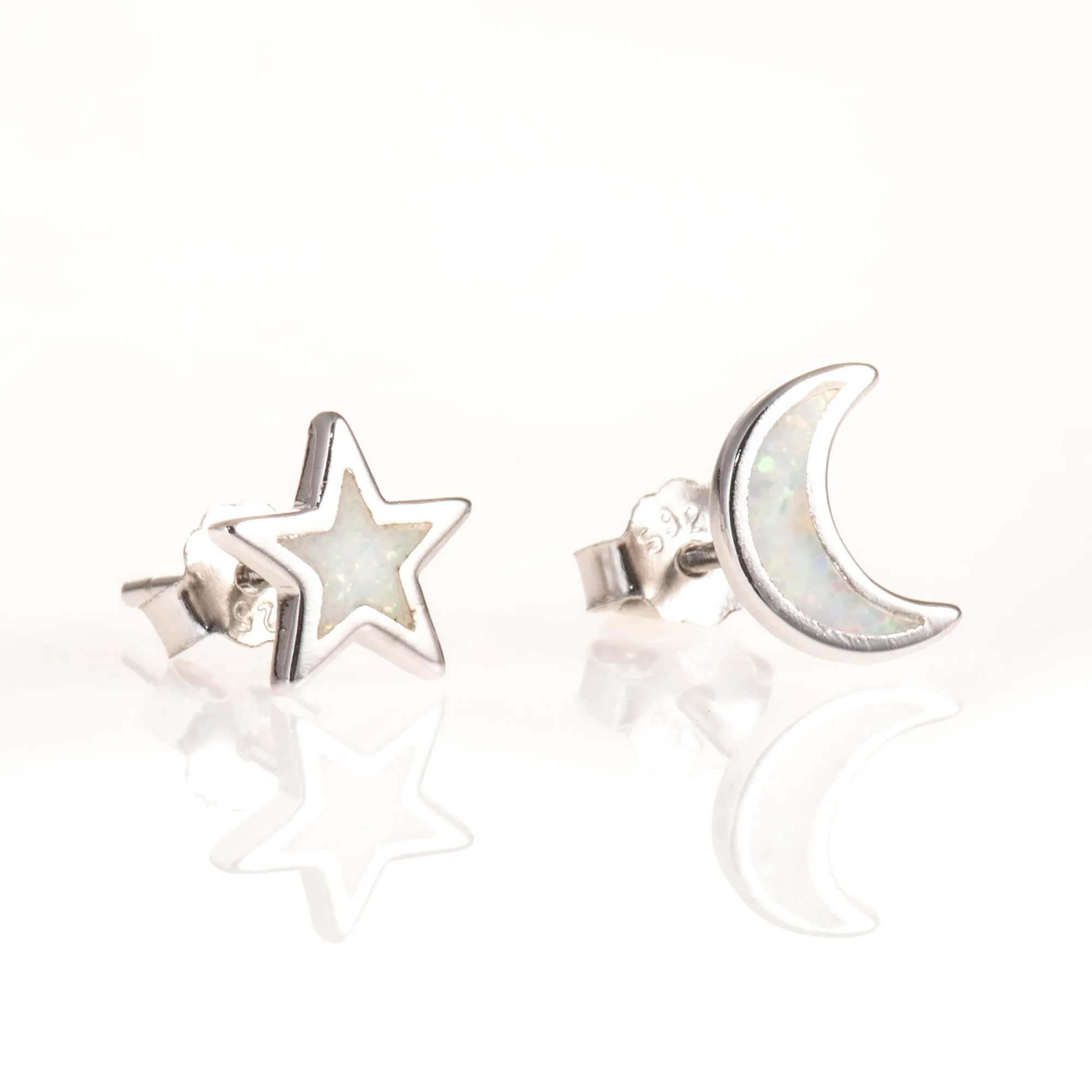 Sun and Moon Studs