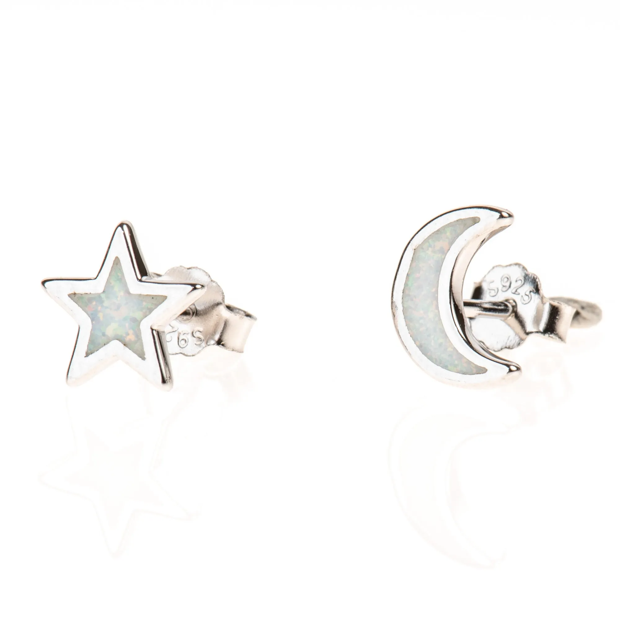 Sun and Moon Studs