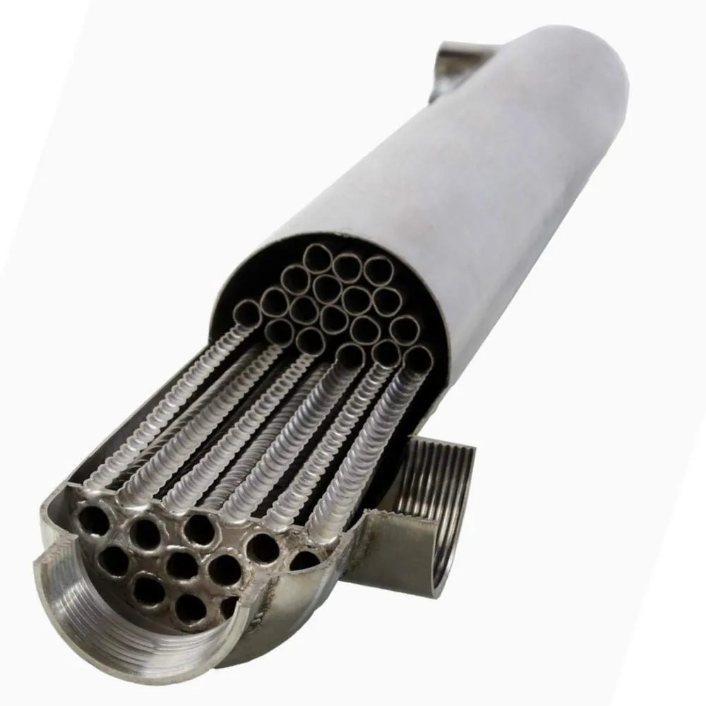 Swimming Pool Heat Exchanger - 1200K Titanium Opposite Side 2 1/2" & 2" FPT