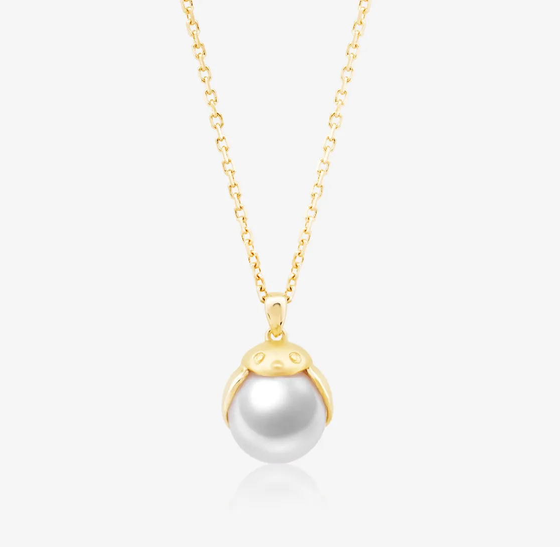 THIALH - ROBIN - Akoya Pearl in 18K Yellow Gold Necklace