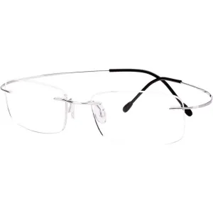 Titanium Rimless Flexible Eyeglasses A1002