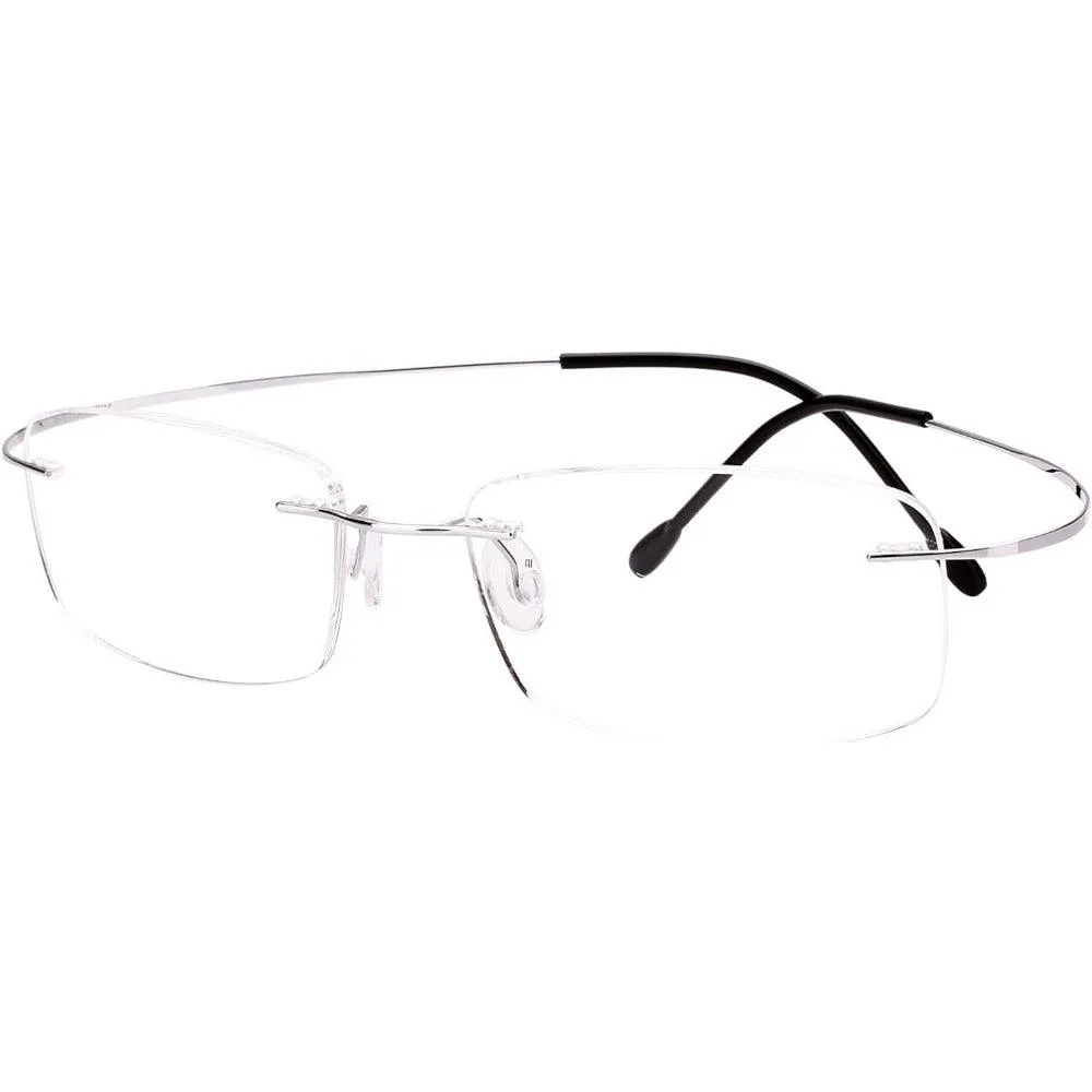 Titanium Rimless Flexible Eyeglasses A1002