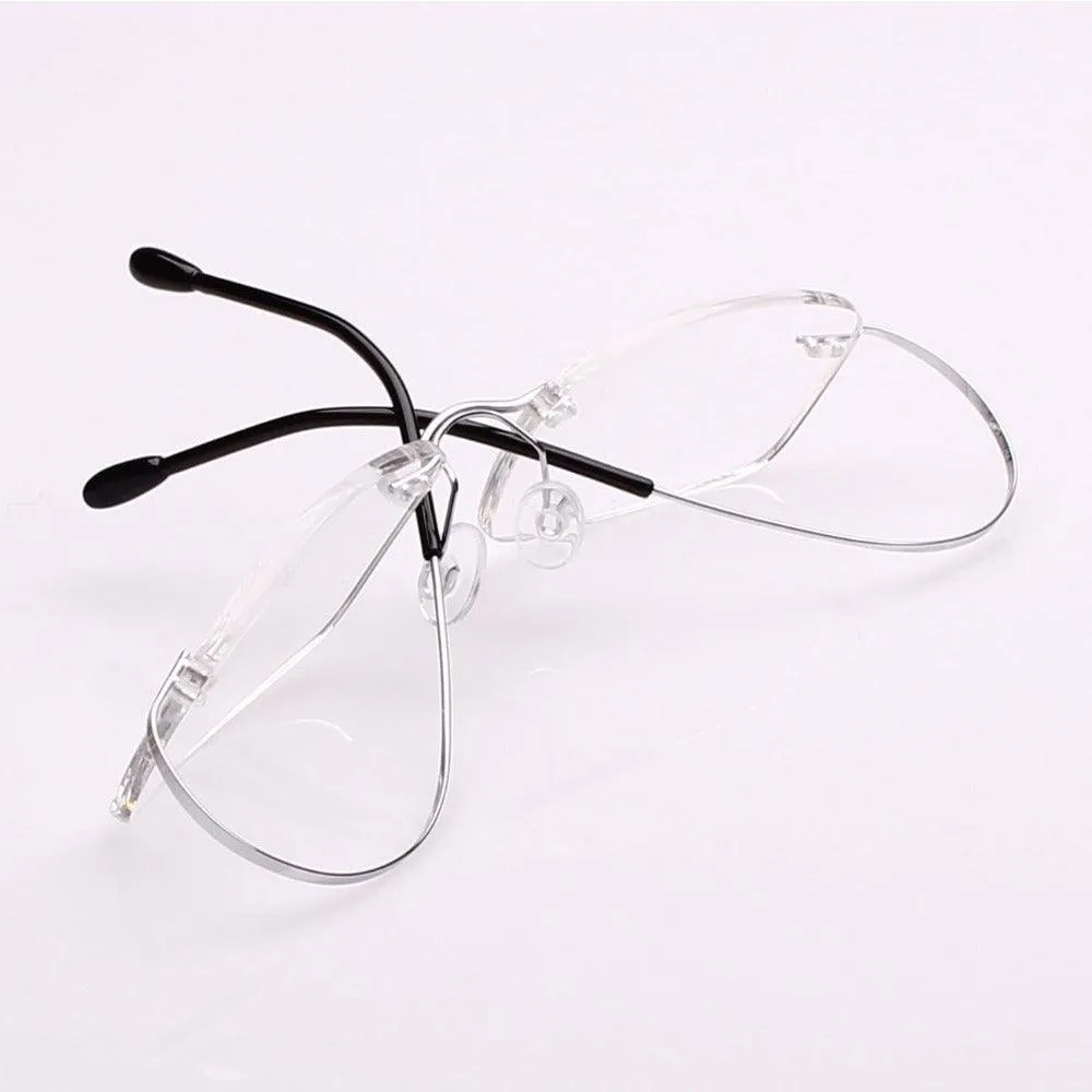 Titanium Rimless Flexible Eyeglasses A1002