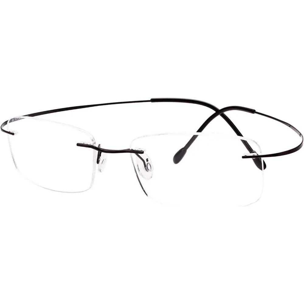 Titanium Rimless Flexible Eyeglasses A1002