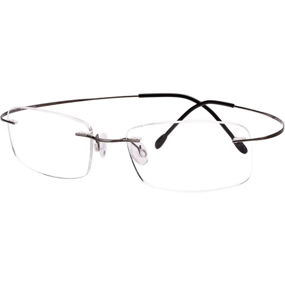 Titanium Rimless Flexible Eyeglasses A1002